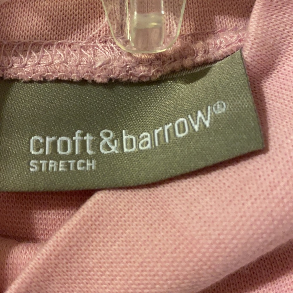 NWT. Women’s pink large mock neck shirt. - Picture 3 of 5
